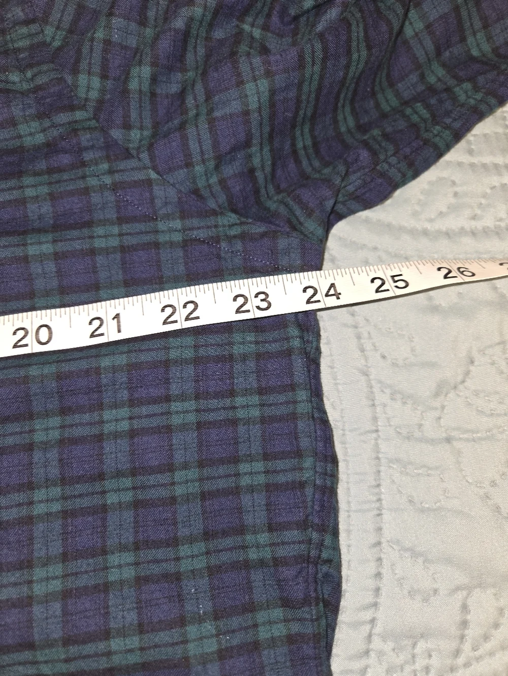Polo by Ralph Lauren Men's XL Navy & Green Plaid Button-Down Cotton Shirt